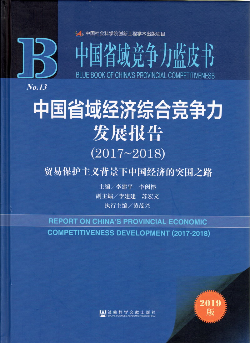 视频被日屄屄鸡巴中国省域经济综合竞争力发展报告（2017-2018）